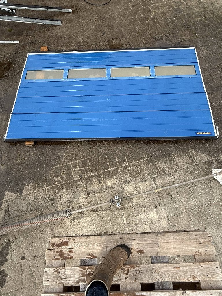 Overheaddeur Hormann | Blauw | 360x206 cm, Ophalen, Gebruikt, 120 cm of meer, Garagedeur