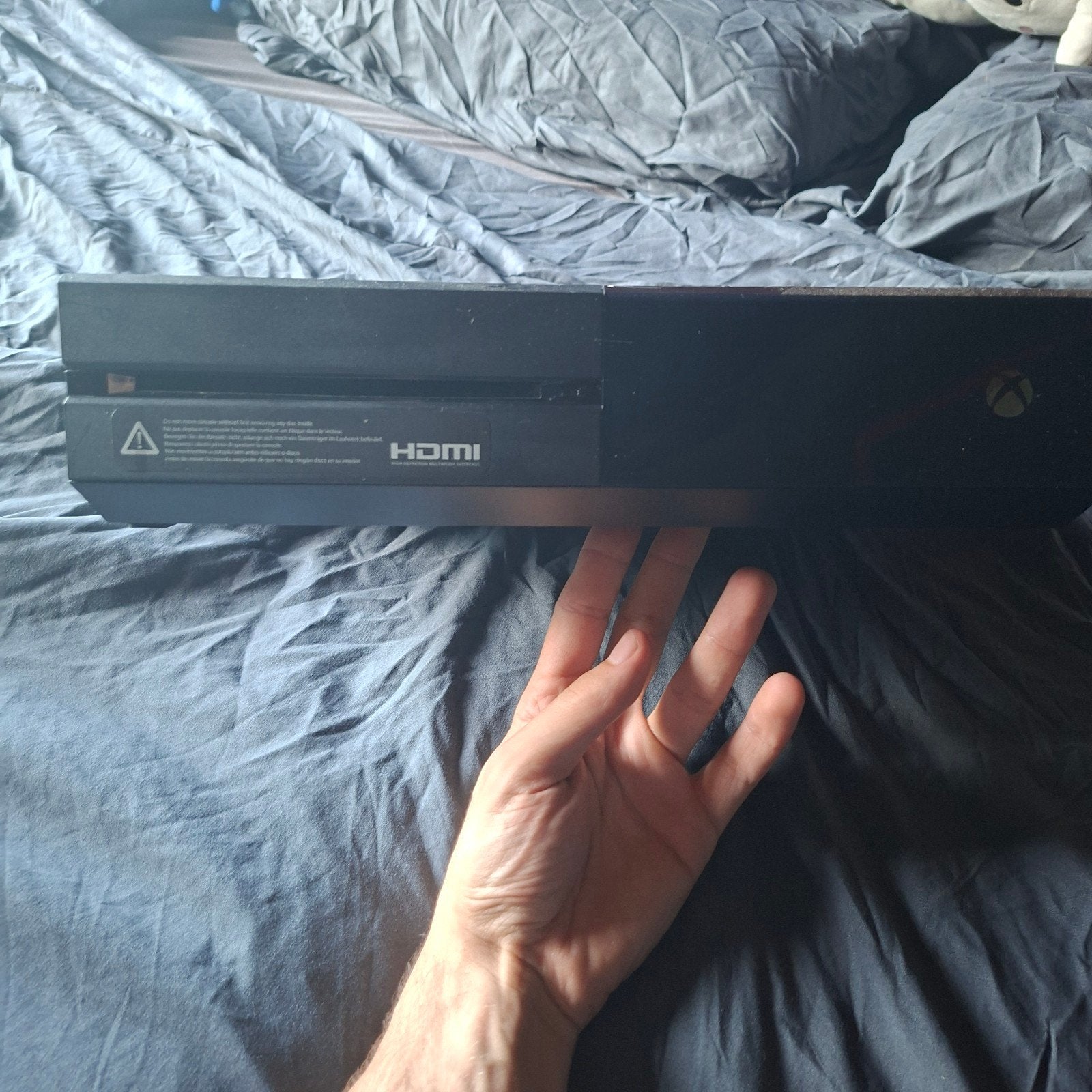 Xbox One 1 TB Console - Zwart, Gebruikt, Xbox One, Ophalen of Verzenden, Zonder controller