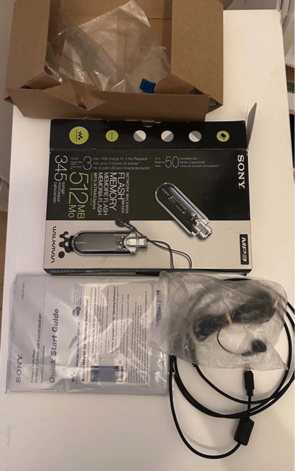 Sony Walkman NW-E405 - Compleet, Ophalen of Verzenden, Zo goed als nieuw