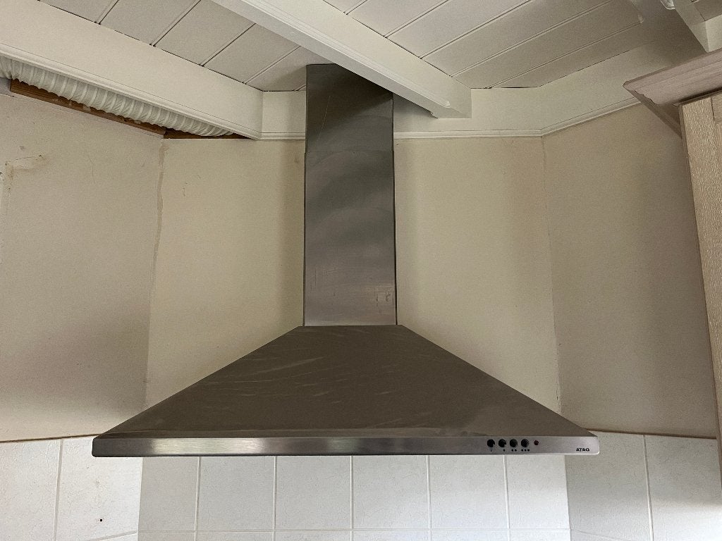 Te koop afzuigschouwkap, Ophalen, Gebruikt, Wandschouwkap, Vrijstaand