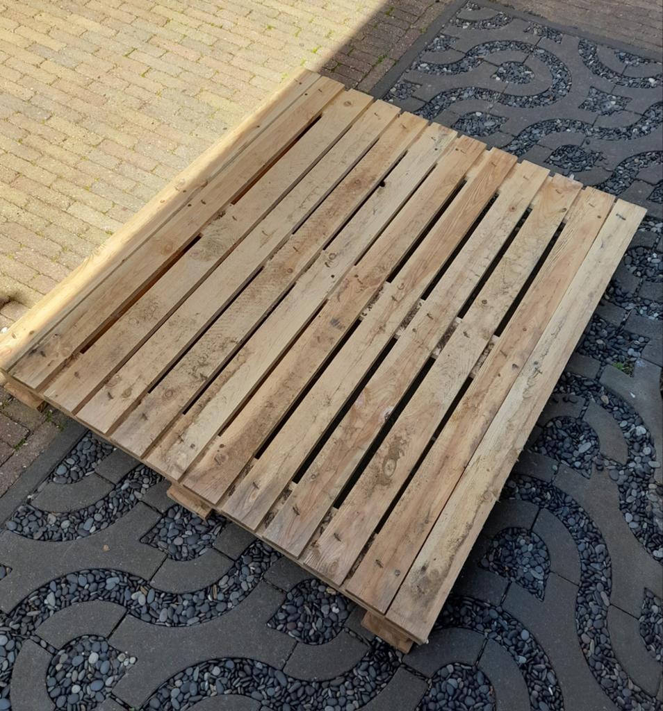 2 PALLETS zware kwaliteit, Ophalen, Gebruikt, Hout