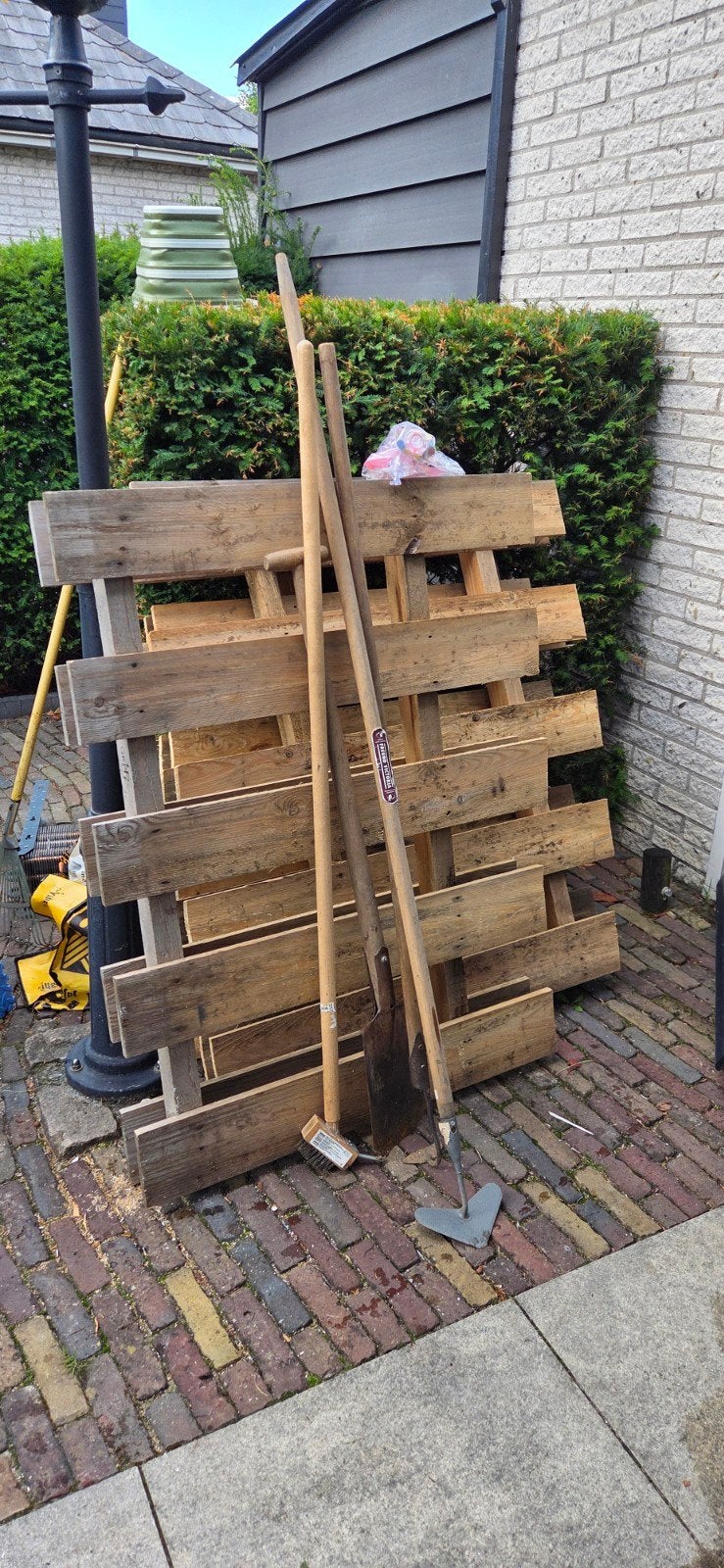 Gebruikte houten pallets voor diverse projecten, Ophalen, Gebruikt, 50 mm of meer, Pallet