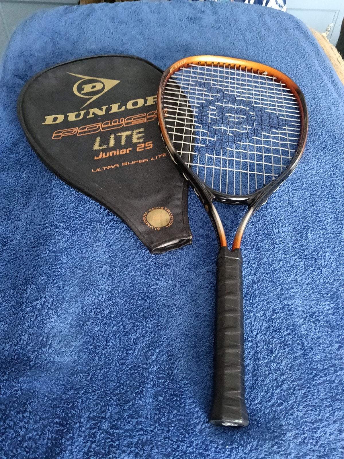 DUNLOP POWER LITE JUNIOR 25 ULTRA SUPER LITE O BEAM RACKET, Sport en Fitness, Tennis, Ophalen, Racket, Dunlop