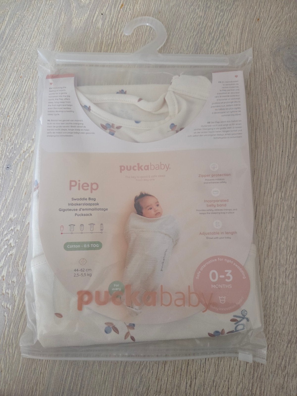 Puckababy piep 0-3 maanden, Ophalen of Verzenden, Nieuw, Beige, Puckababy