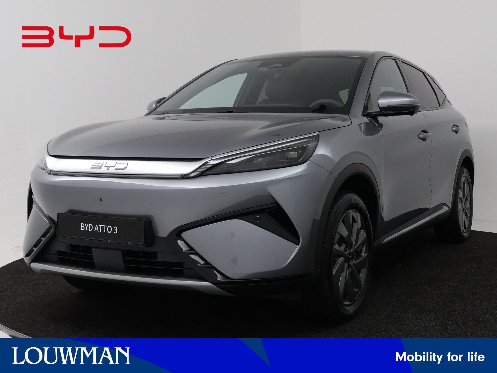BYD Atto 3 EVO Design 74.8 kWh | Nieuw & Direct uit voorraad, Auto's, BYD, Automaat, Achterwielaandrijving, Zwart, Origineel Nederlands