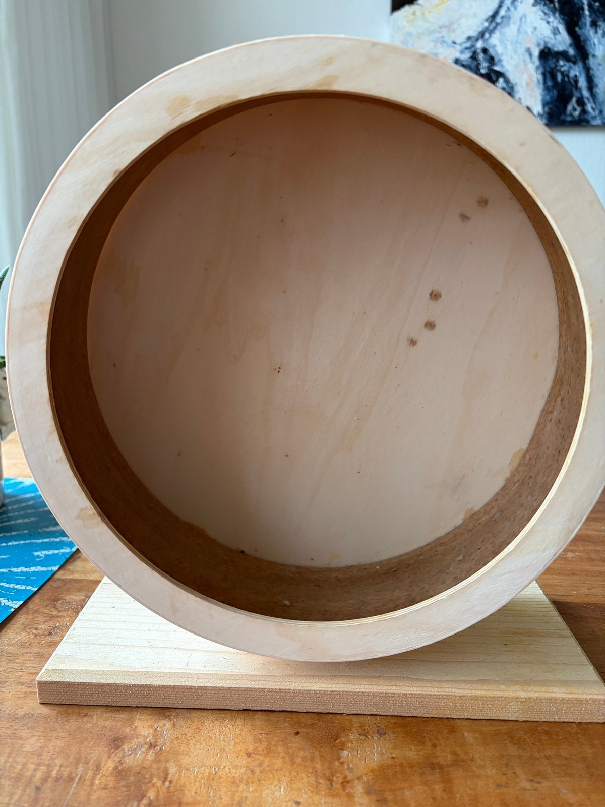 Groot houten looprad 28 cm, Dieren en Toebehoren, Ophalen of Verzenden, Gebruikt, Loopwiel of Rad