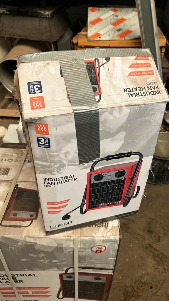 Eurom Industrial Heater EK3201, Overige soorten, Elektrisch, Nieuw, Ophalen of Verzenden