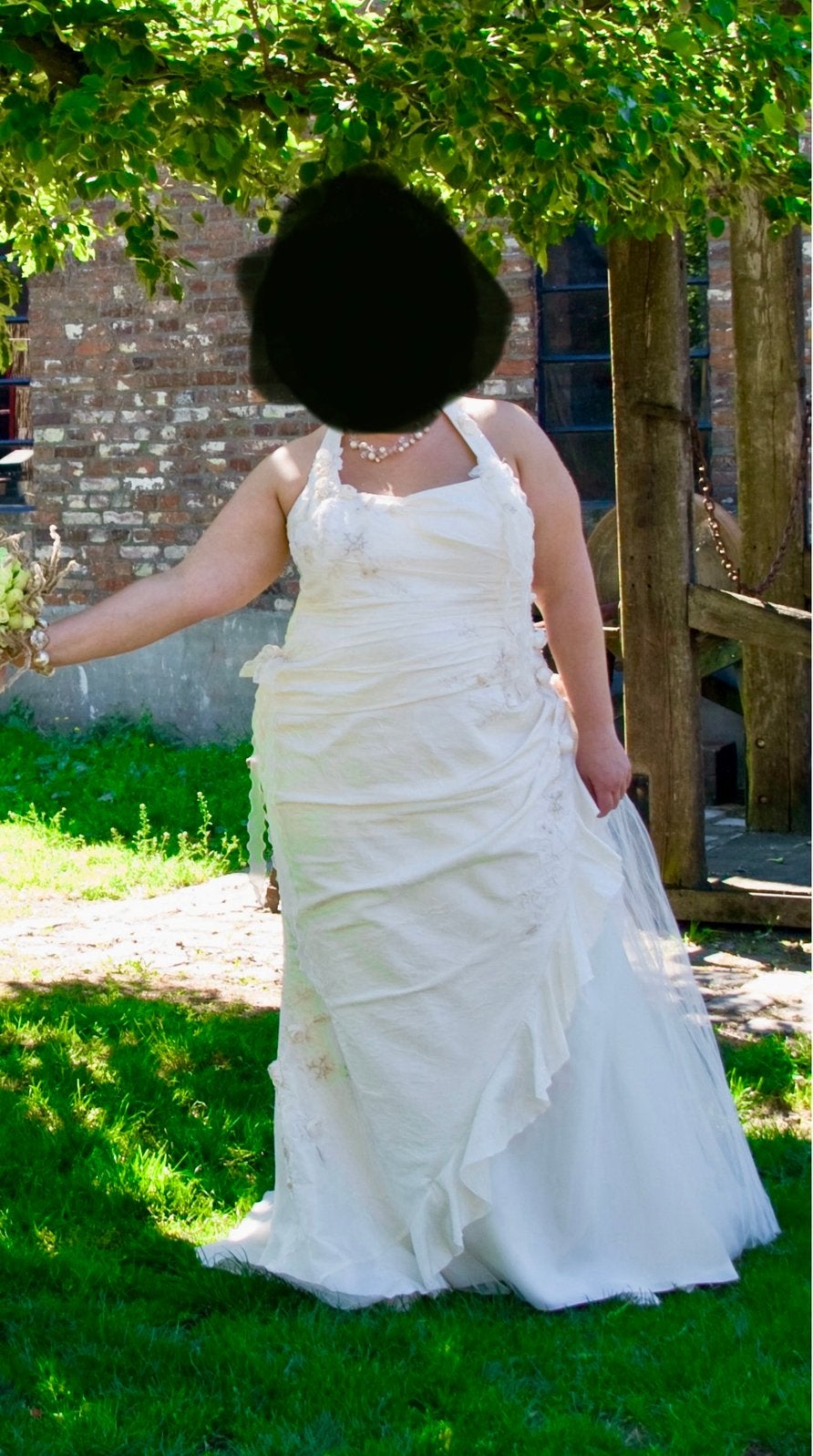 Bruidsjurk maat 46, Ophalen, Zo goed als nieuw, Overige kleuren, Trouwjurk