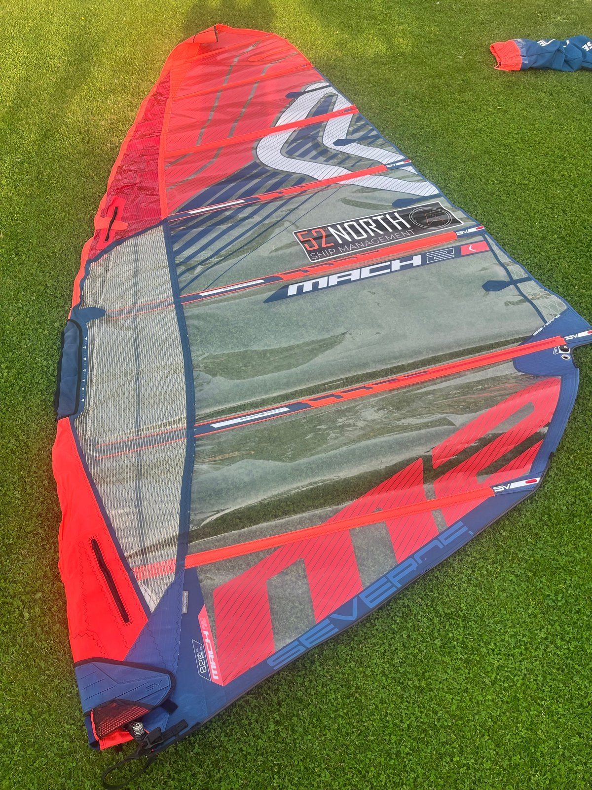 Severne Mach 2 Slalom Race Zeil 6.2m, Watersport en Boten, Windsurfen, Gebruikt, 5 tot 6.5 m², Ophalen of Verzenden, Severne