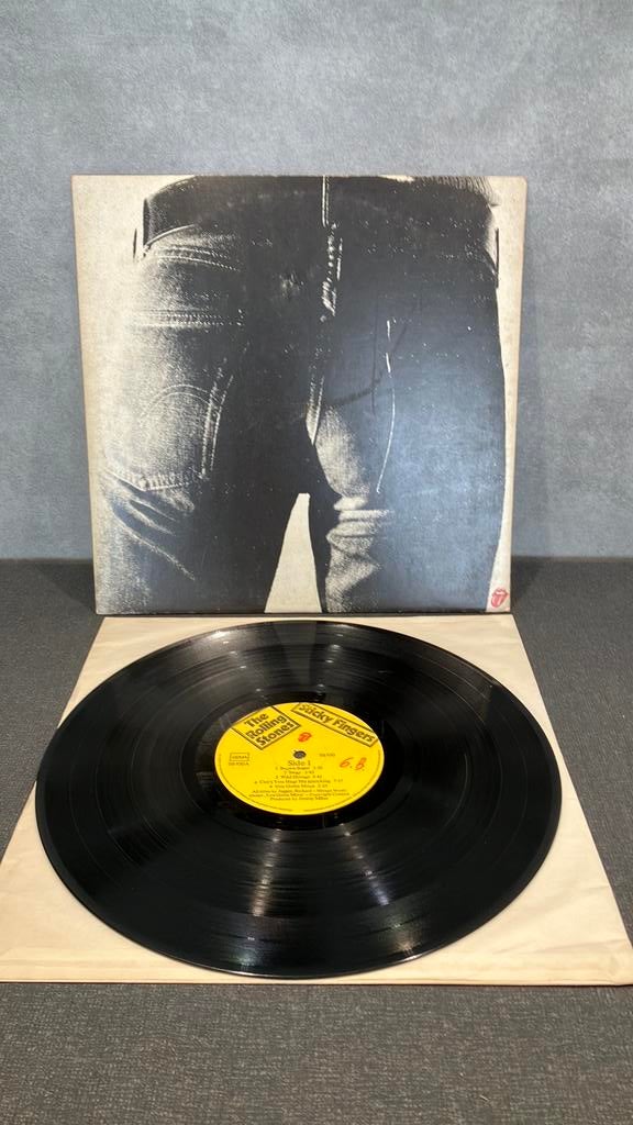 The Rolling Stones   Sticky Fingers. (Large Zipp zipper ), Cd's en Dvd's, Vinyl | Rock, Ophalen of Verzenden, Gebruikt, 12 inch