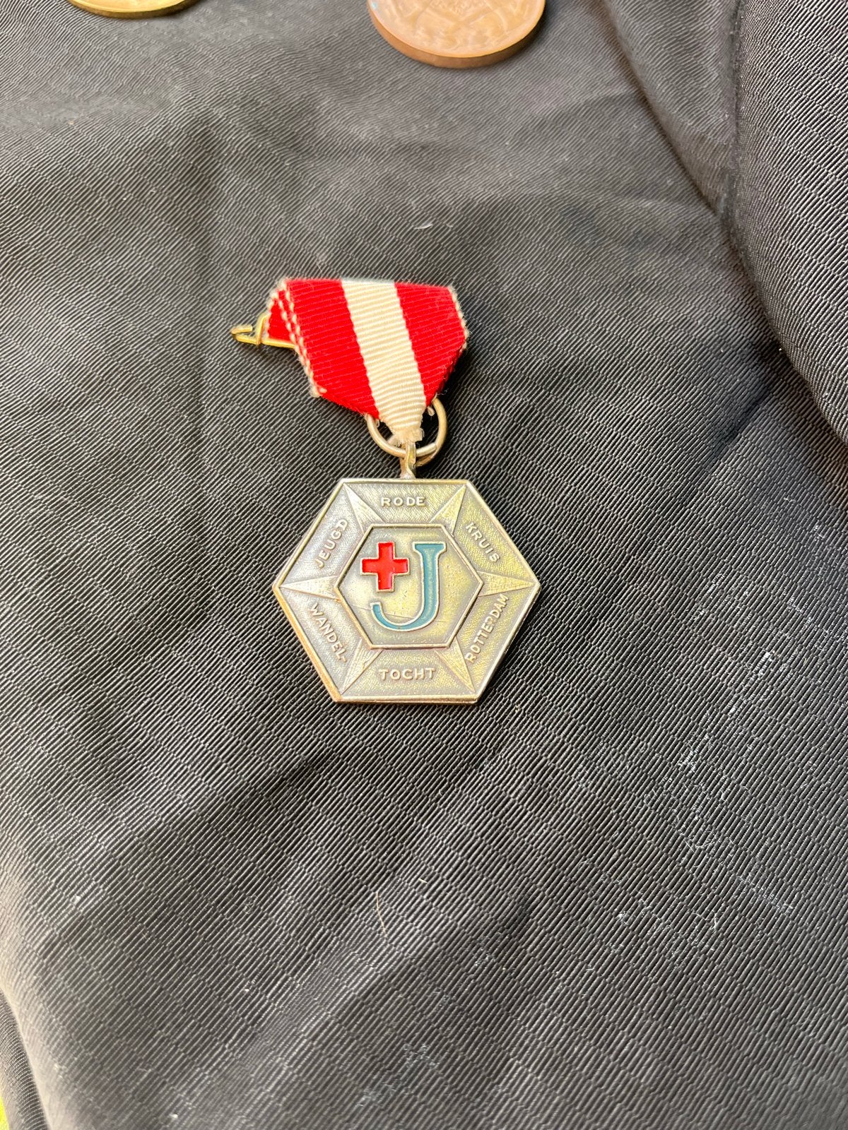 Rode Kruis Jeugdwandeltocht Rotterdam Medaille, Ophalen of Verzenden, Overige materialen, Nederland