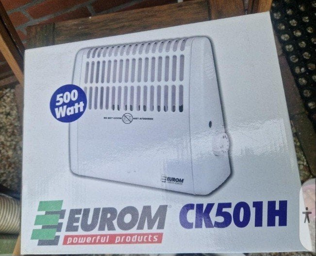Eurom CK501H Vorstbeveiliging 500W, 500 tot 800 watt, Minder dan 30 cm, Minder dan 60 cm, Ophalen of Verzenden