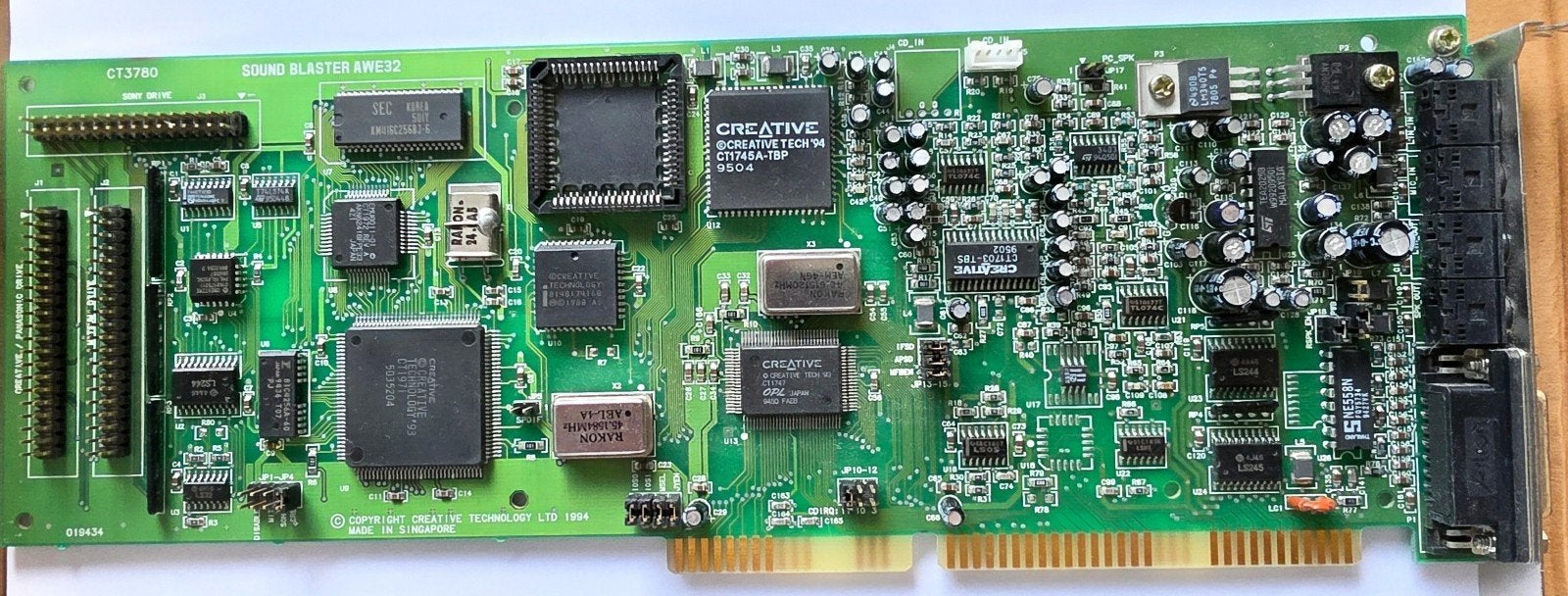 Creative Labs Sound Blaster AWE32 Value (CT3780) OPL, Computers en Software, Ophalen of Verzenden, Zo goed als nieuw