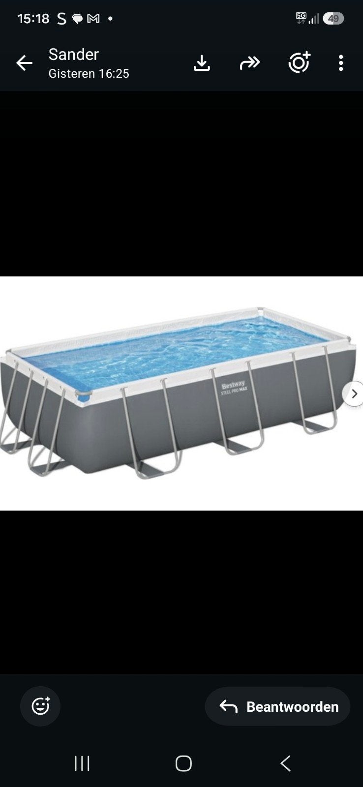 Zwembad Bestway, incl diverse onderdelen, Rond, 300 cm of meer, Ophalen, 120 cm of meer