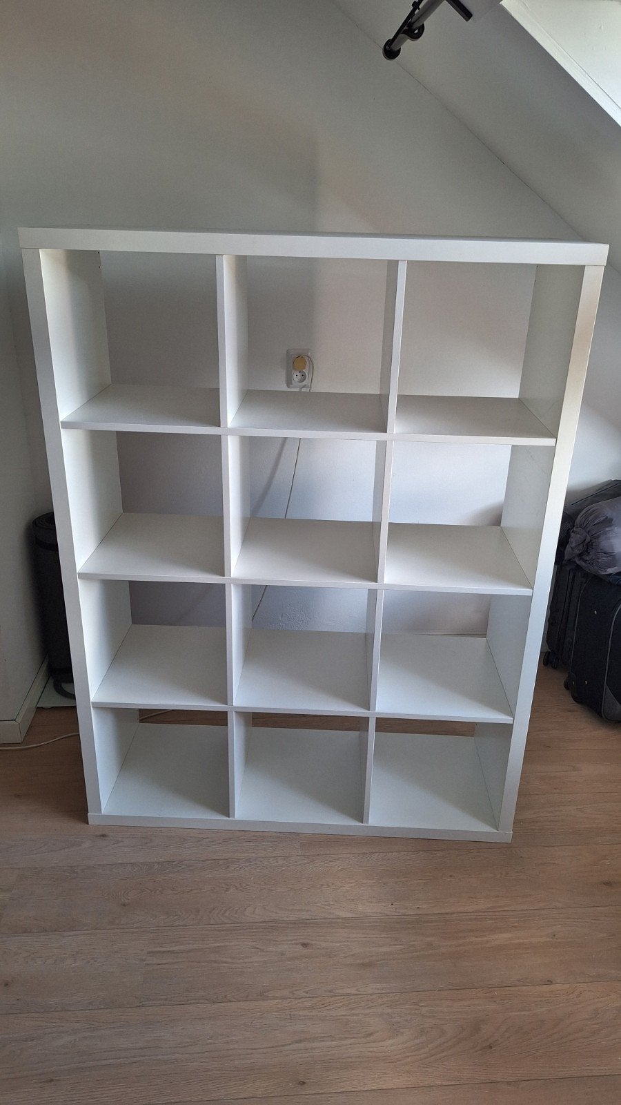 Witte IKEA Kallax Kast 3x4 vakken, Ophalen, Zo goed als nieuw