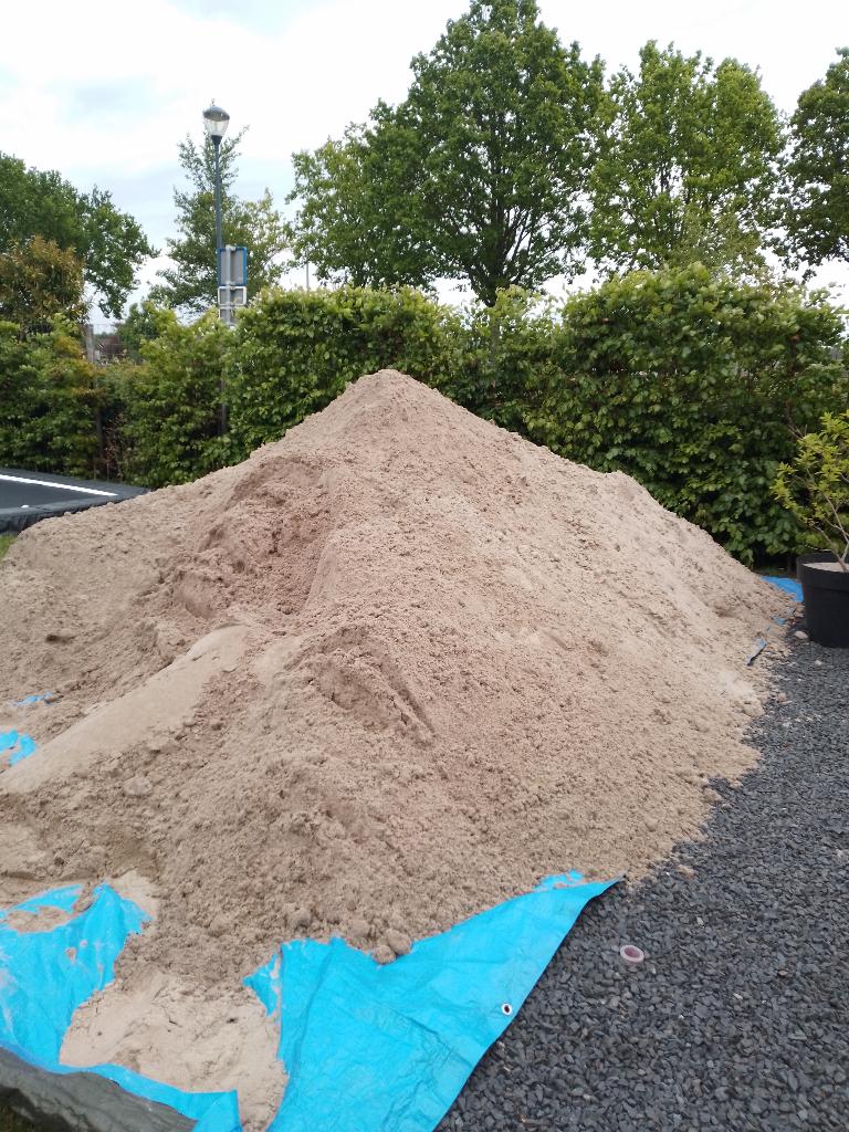 Zand 10 m3, Tuin en Terras, Zand, Ophalen, Gebruikt, Straatzand