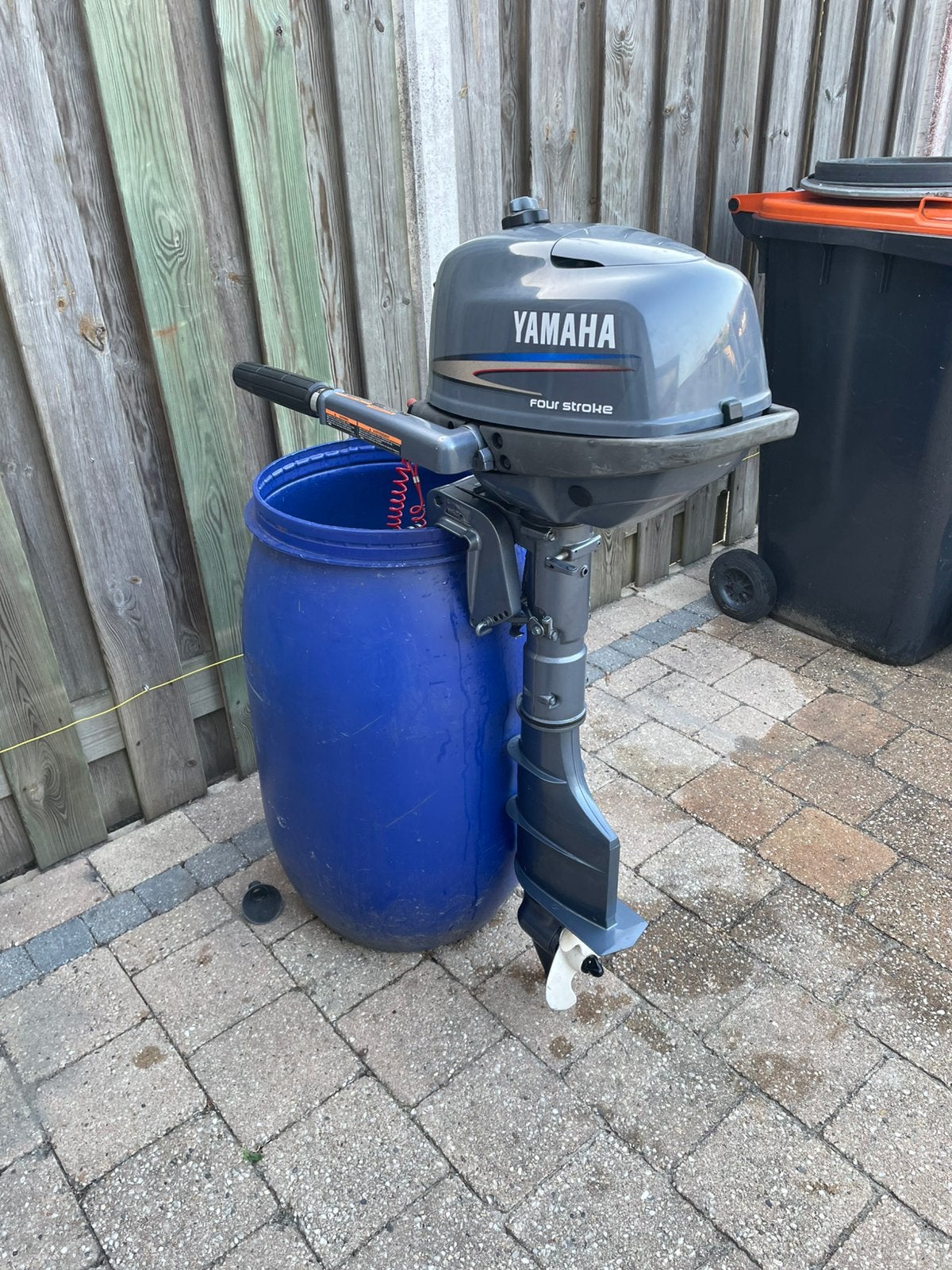 Yamaha 4pk langstaart viertakt fourstroke grote beurt gehad, Watersport en Boten, Buiten- en Binnenboordmotoren, Ophalen, Gebruikt