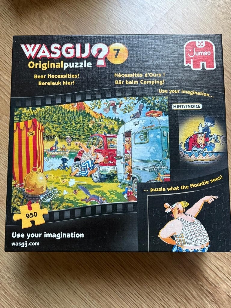 Wasgij Original 7: Bear Necessities! Legpuzzel 950 stukjes, Ophalen, 500 t/m 1500 stukjes, Gebruikt, Legpuzzel