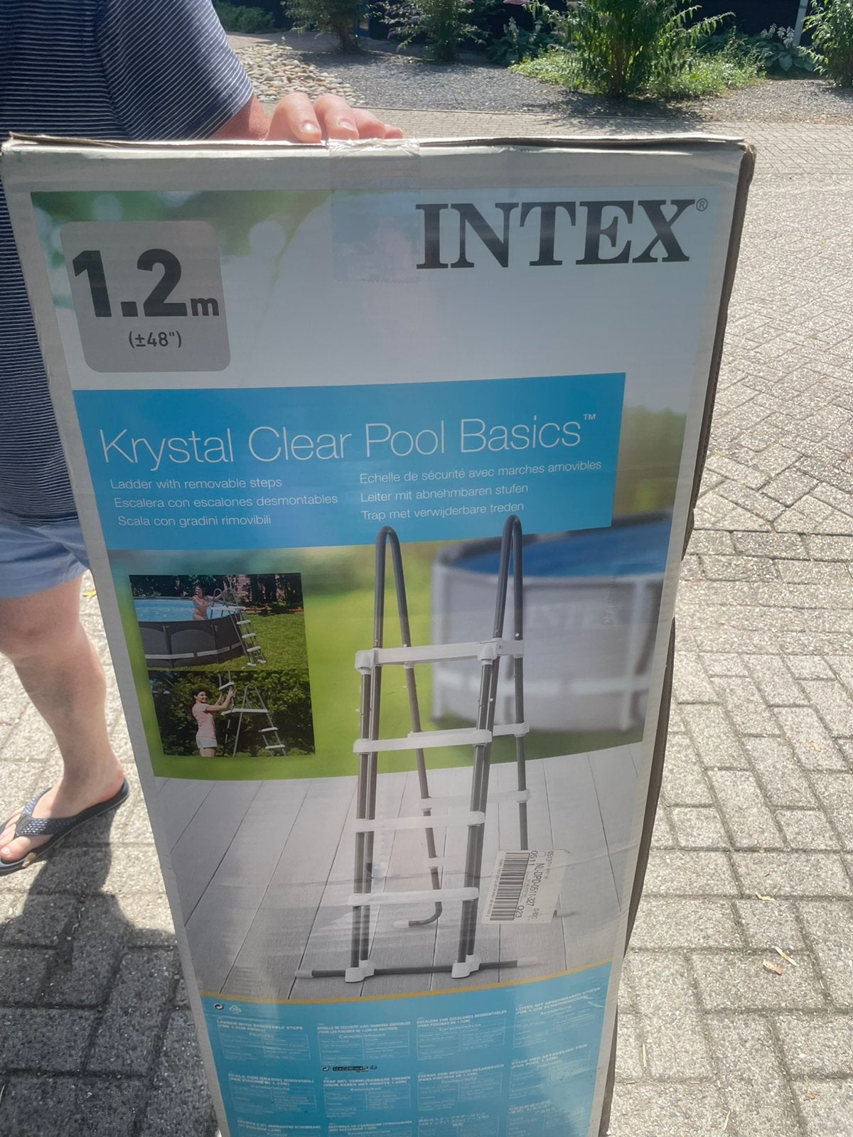 Intex nieuwe Zwembadtrap voor opzetbad, Ophalen, Minder dan 80 cm, Rond, Opzetzwembad