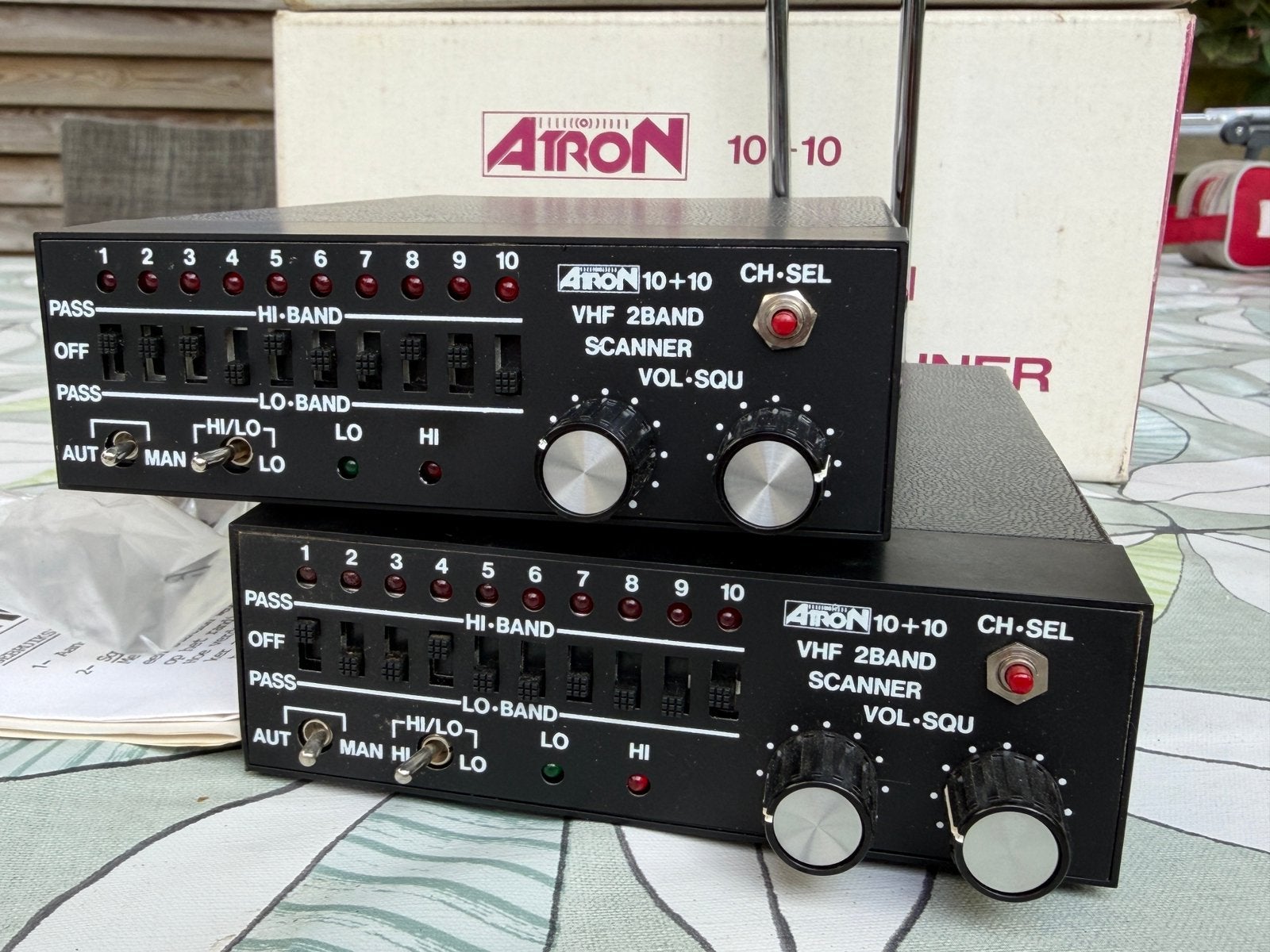 2 x Nieuwe Atron kristal scanners, Verzenden, Nieuw, Minder dan 30 kanalen