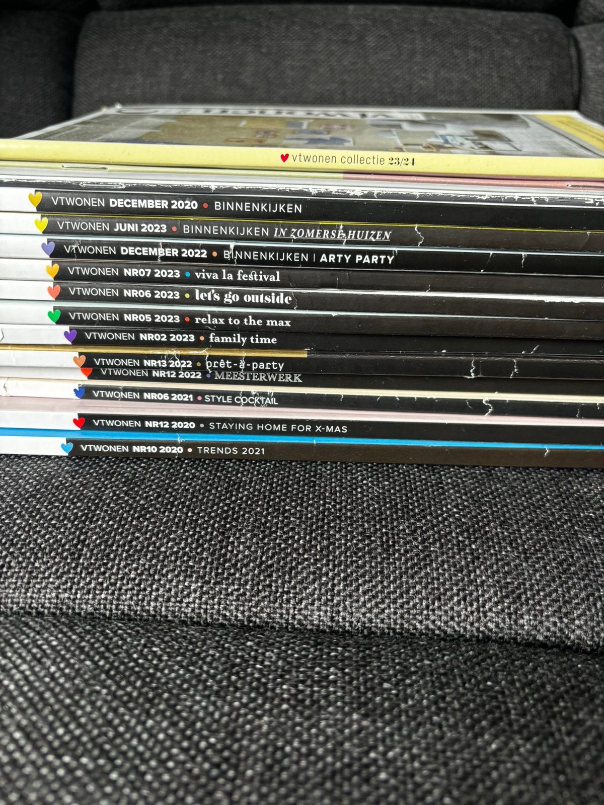 Stapel oude VTWonen tijdschriften, Boeken, Ophalen, Gelezen, Overige typen