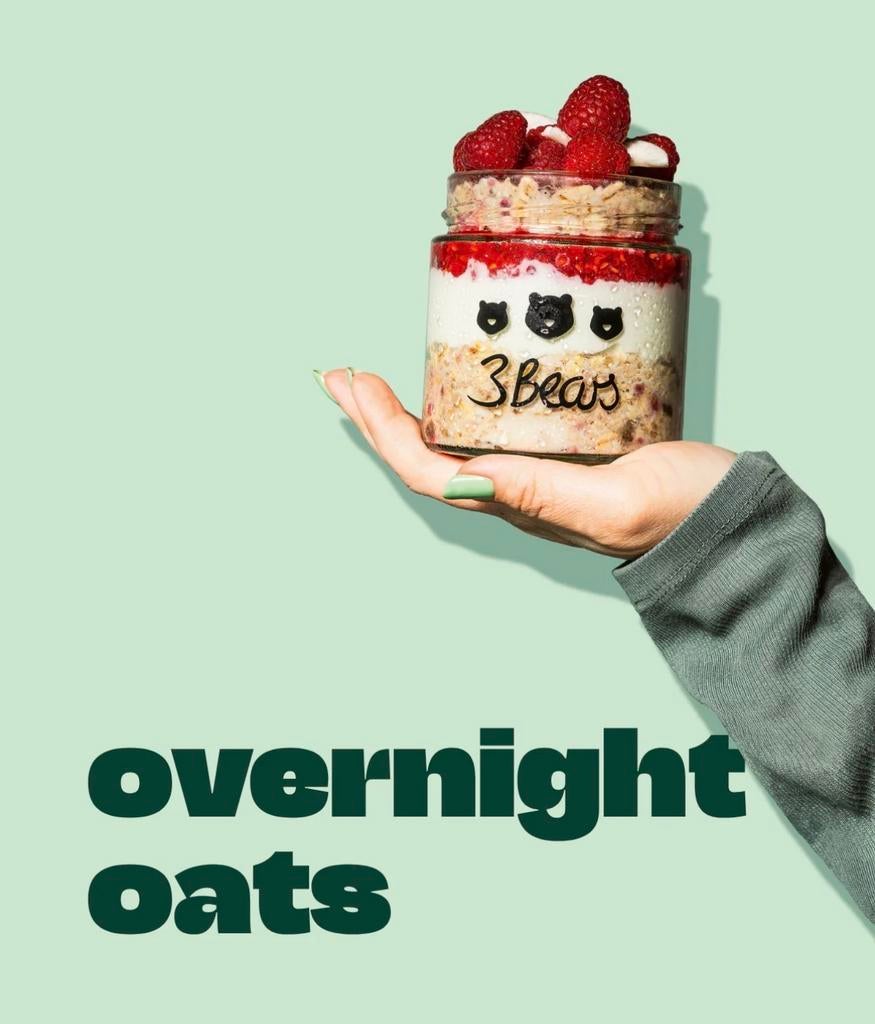 Overnight oats pakket van 3bears, Ophalen of Verzenden