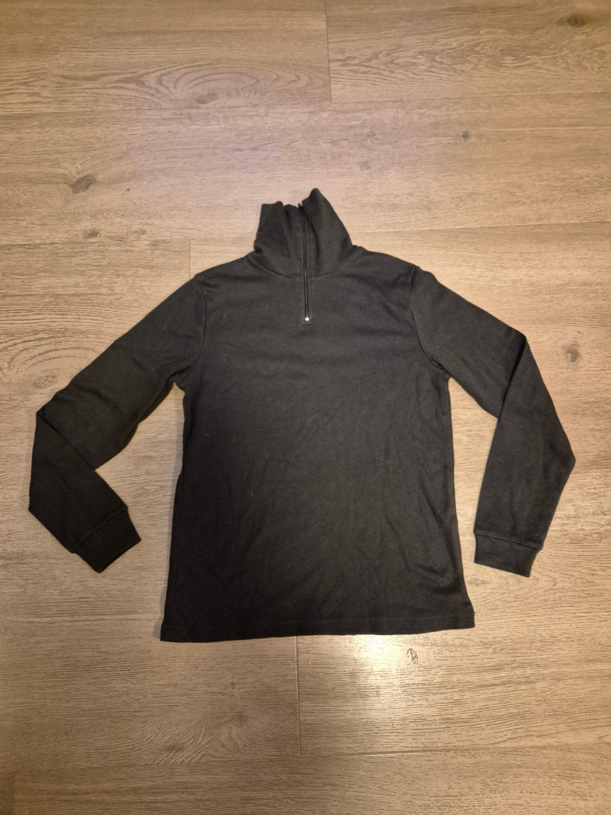 Zwarte pully maat 146/152, Kinderen en Baby's, Kinderkleding | Maat 146, Ophalen of Verzenden, Zo goed als nieuw, Jongen of Meisje