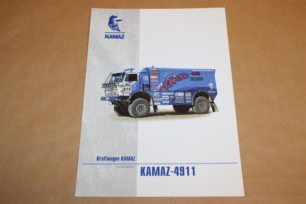 Kamaz Trucks - Kamaz - 4911 - Truck folder, Ophalen of Verzenden, Zo goed als nieuw, Overige merken