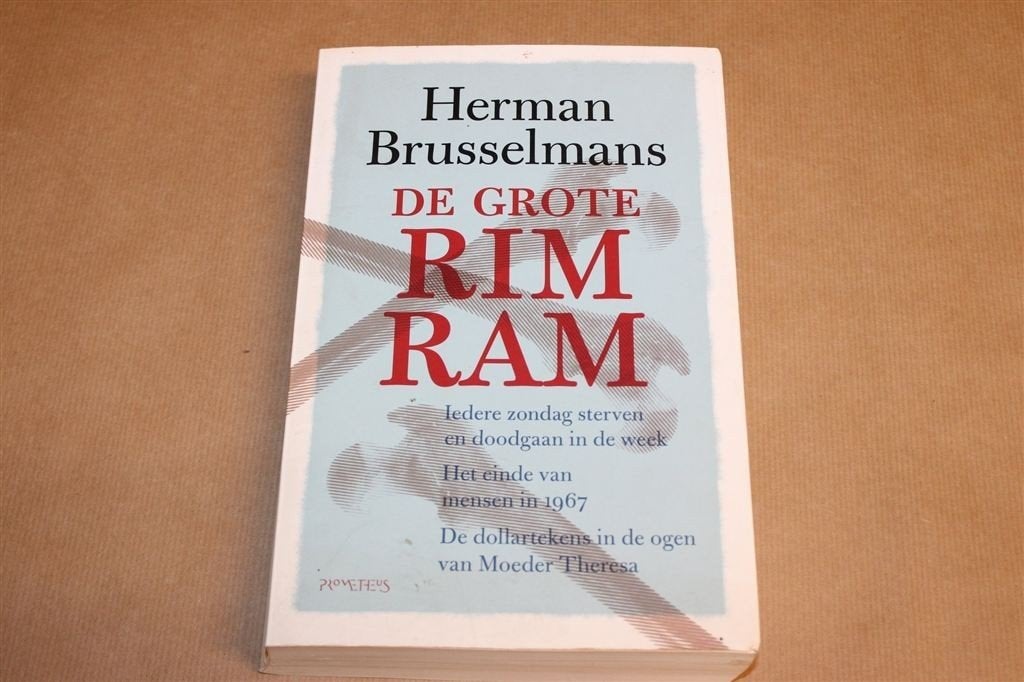 De Grote Rimram — Brusselmans, 3 Prozawerken 2010, Ophalen of Verzenden, Gelezen