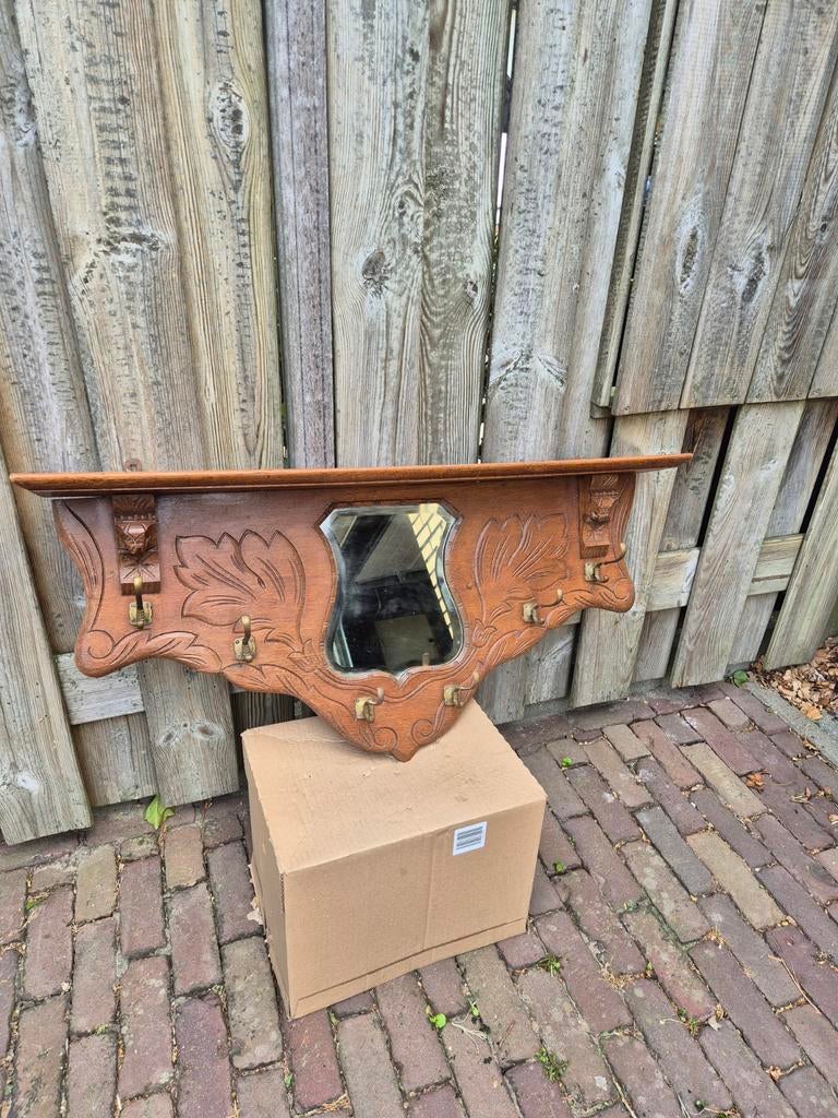 Antieke kapstok, Zo goed als nieuw, Minder dan 100 cm, Hout, Ophalen