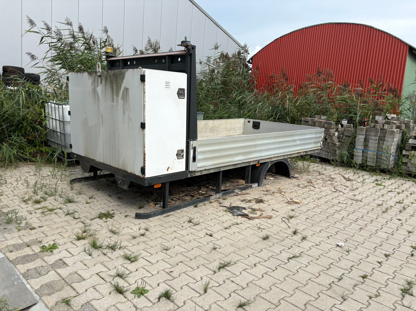 Openlaadbak, Ophalen