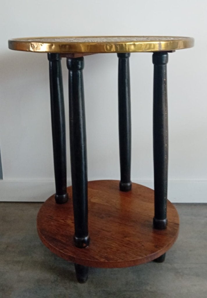 Vintage Art Deco rooktafel/bijzettafel, Ophalen