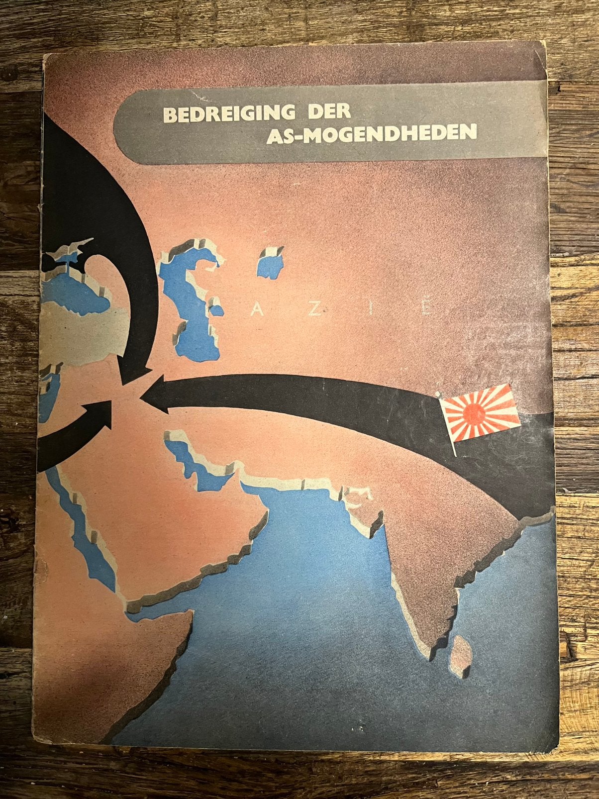 Bedreiging der As-mogendheden - WOII Propaganda Boek, Ophalen of Verzenden, Tweede Wereldoorlog, Gelezen, Algemeen