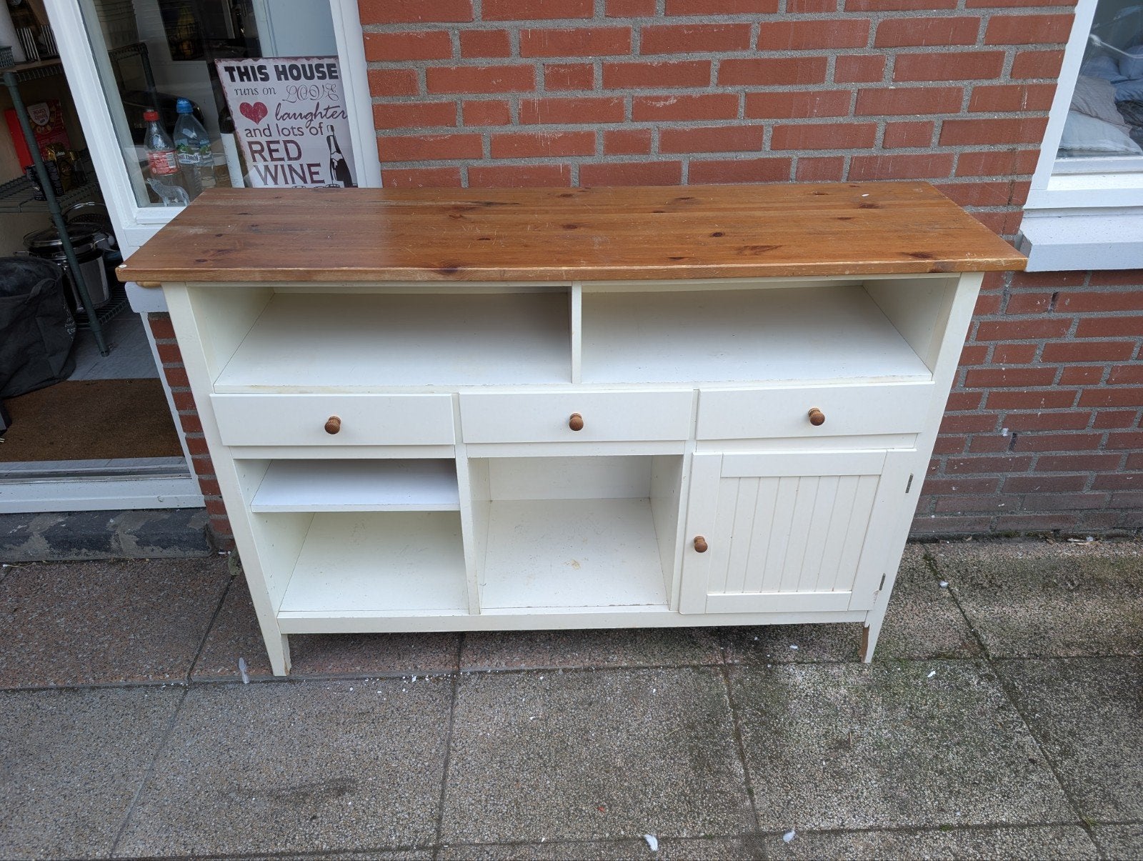Gratis Houten Dressoir, Ophalen, Gebruikt, 25 tot 50 cm