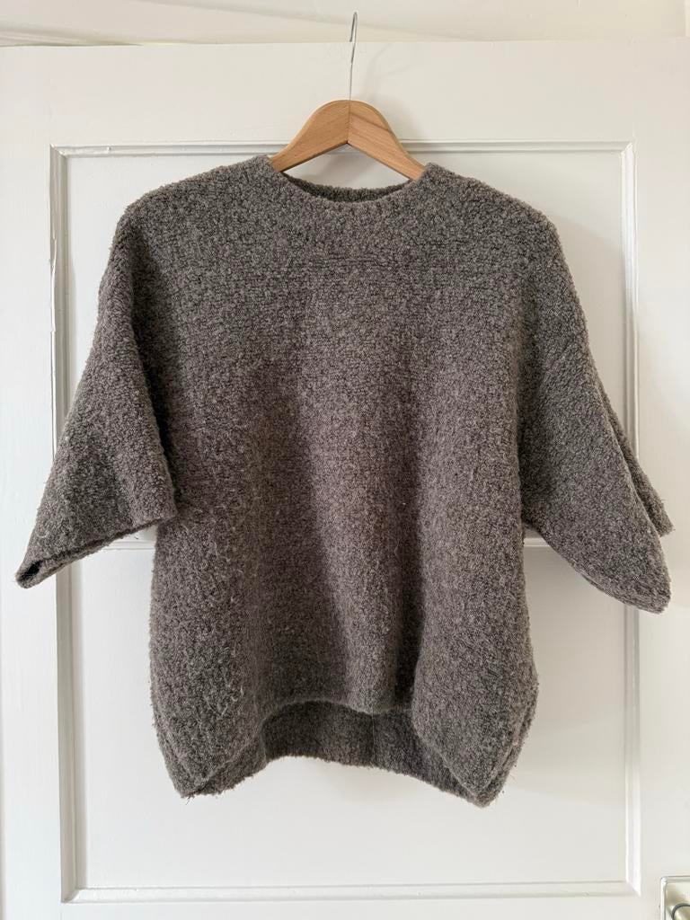 American Vintage Zolly Grof Gebreide Trui maat XS/S, Ophalen of Verzenden, Zo goed als nieuw, Maat 36 (S), Grijs