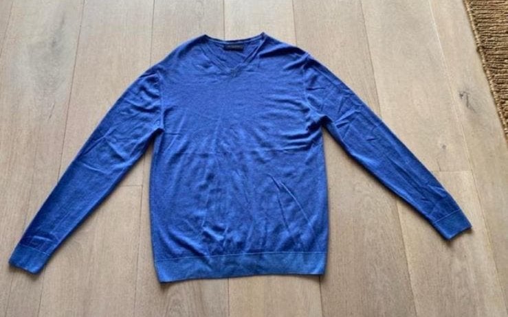 Daniele fiesoli M merinowol, Ophalen of Verzenden, Zo goed als nieuw, Maat 48/50 (M), Blauw