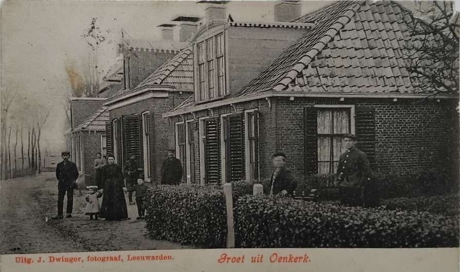 Oenkerk (Friesland) - J. Dwinger 1908, Ophalen of Verzenden, Voor 1920, Gelopen, Friesland