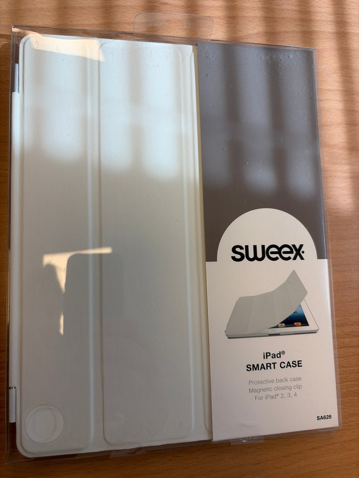 Sweex iPad Smart Case voor iPad 2, 3, 4 - Wit, Computers en Software, Ophalen of Verzenden, Nieuw, Wit, Overige modellen