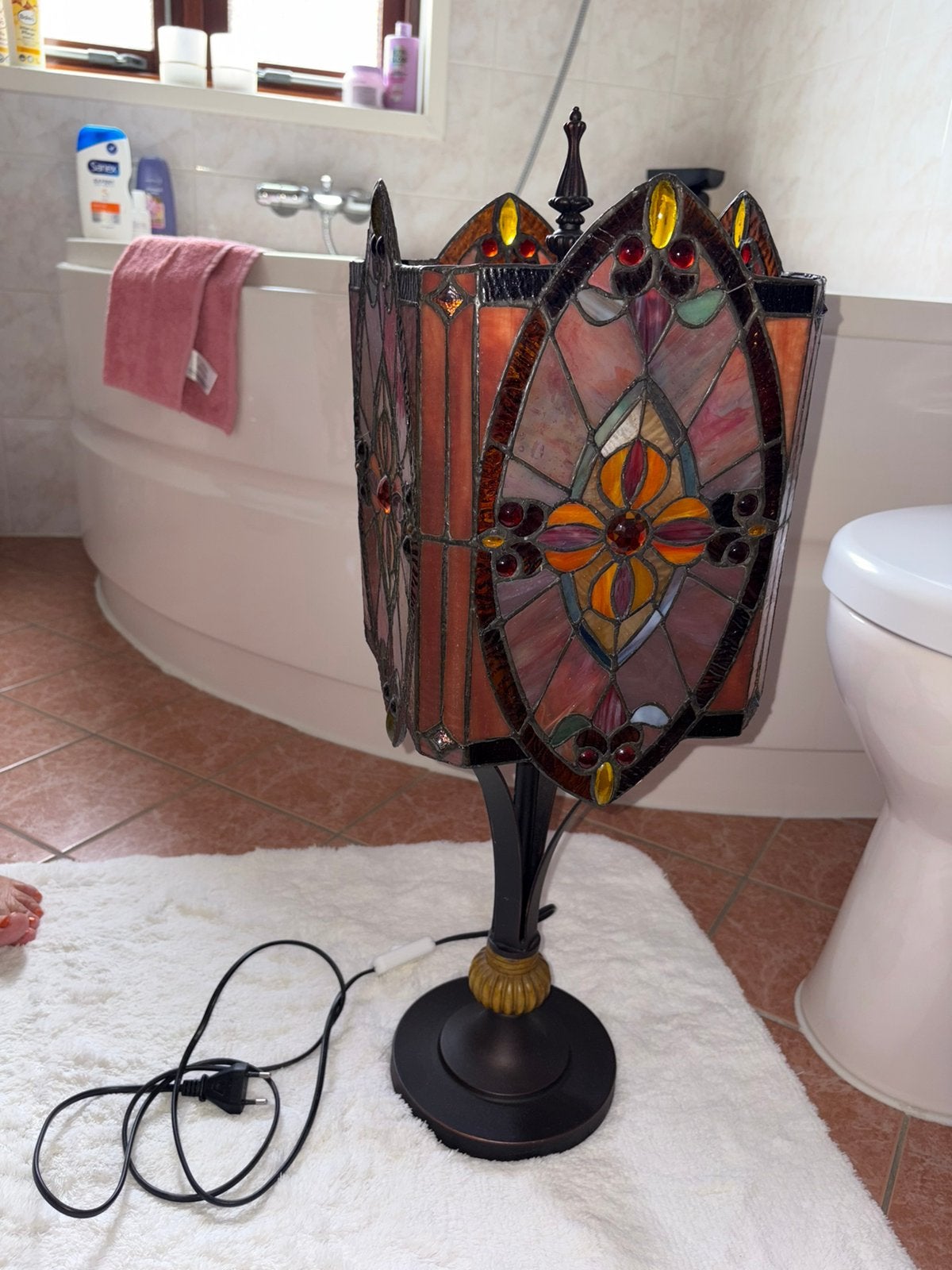 Antieke lamp, Ophalen of Verzenden, Zo goed als nieuw