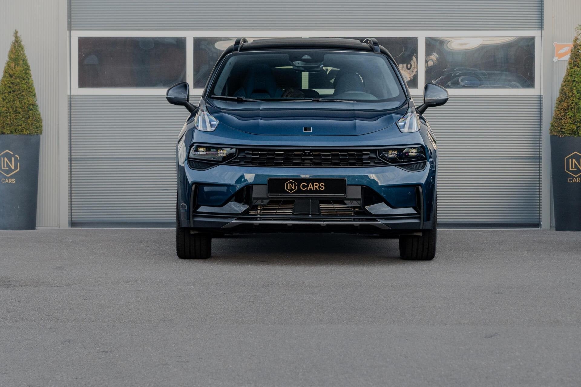 Lynk & Co 01 1.5 | Leder | Pano | DAB | Sfeerverlichting, Auto's, Met garantie (alle), Blauw, Leder, Bedrijf