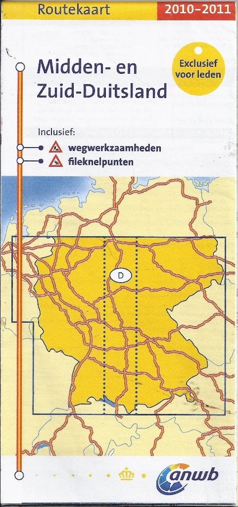 V1 plattegrond midden en zuid duitsland 2010/2011  -, Boeken, Ophalen of Verzenden, 1800 tot 2000, Wereld, Landkaart
