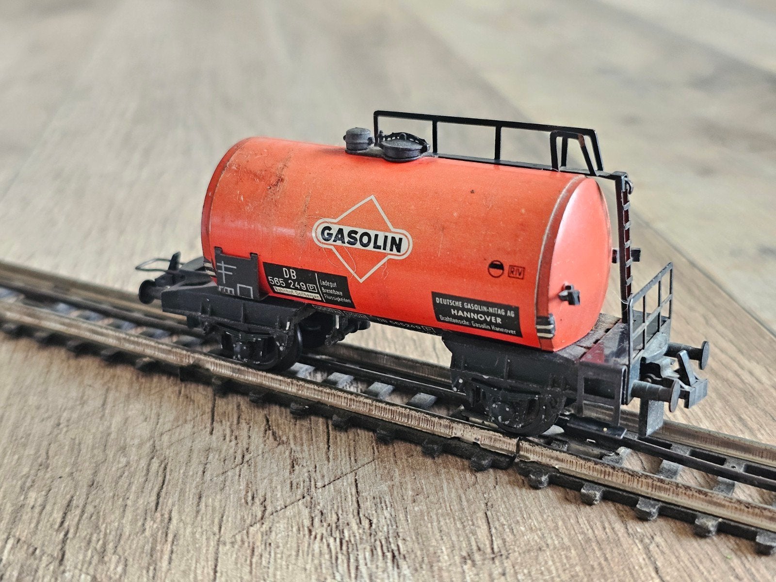 Trix-Express H0 Gasolin tankwagon DB 565 249, Gebruikt, Gelijkstroom, Trix, Wagon