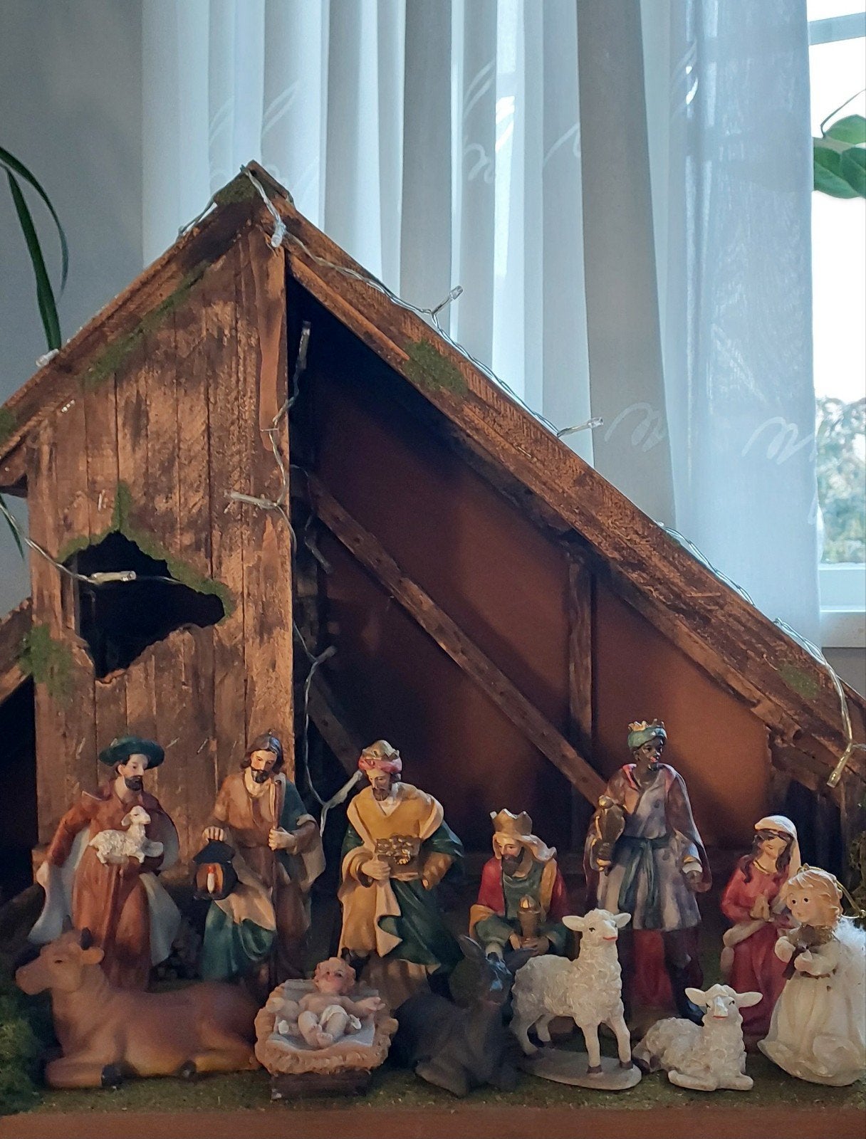 Mooie grote kerststal met beelden, Diversen, Ophalen