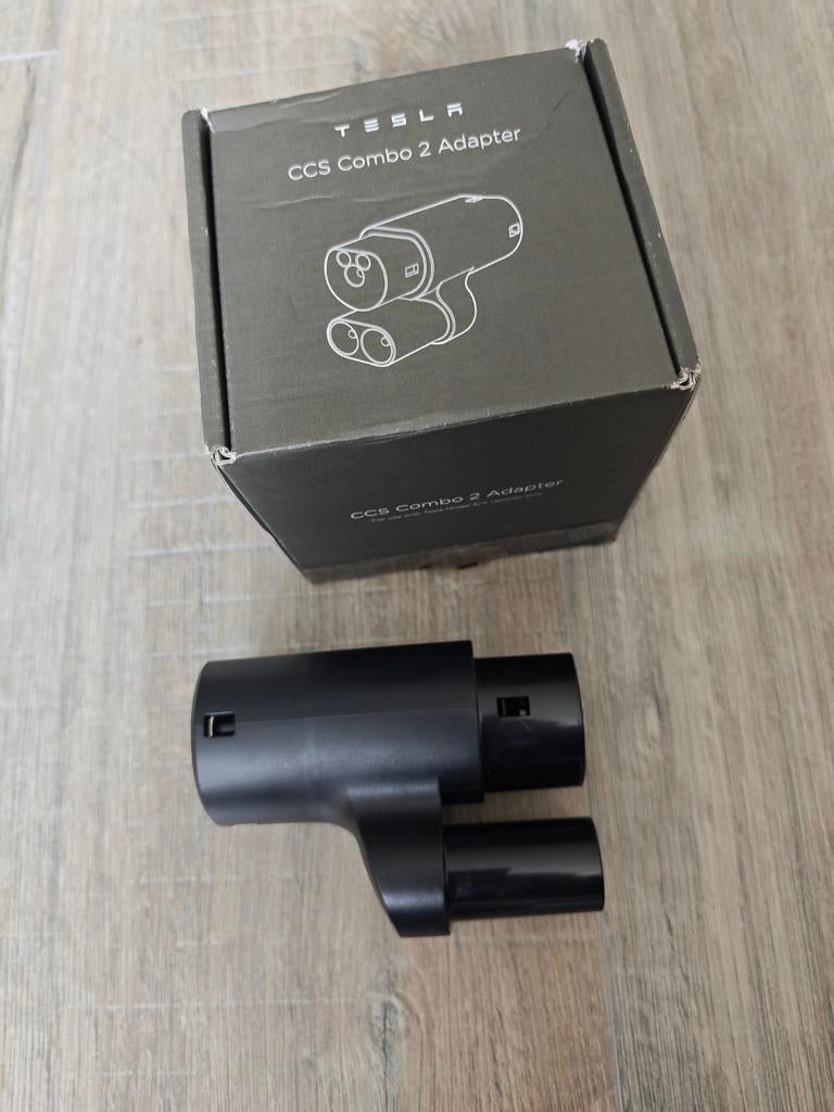 Te koop: CCS combo 2 adapter voor Tesla S/X, Ophalen of Verzenden, Gebruikt