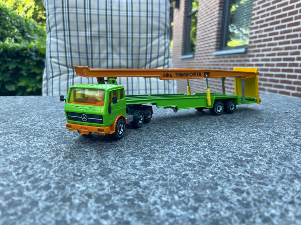 Siku 3112 - Mercedes 2232 autotransporter, Ophalen of Verzenden, Nieuw, Bus of Vrachtwagen, SIKU