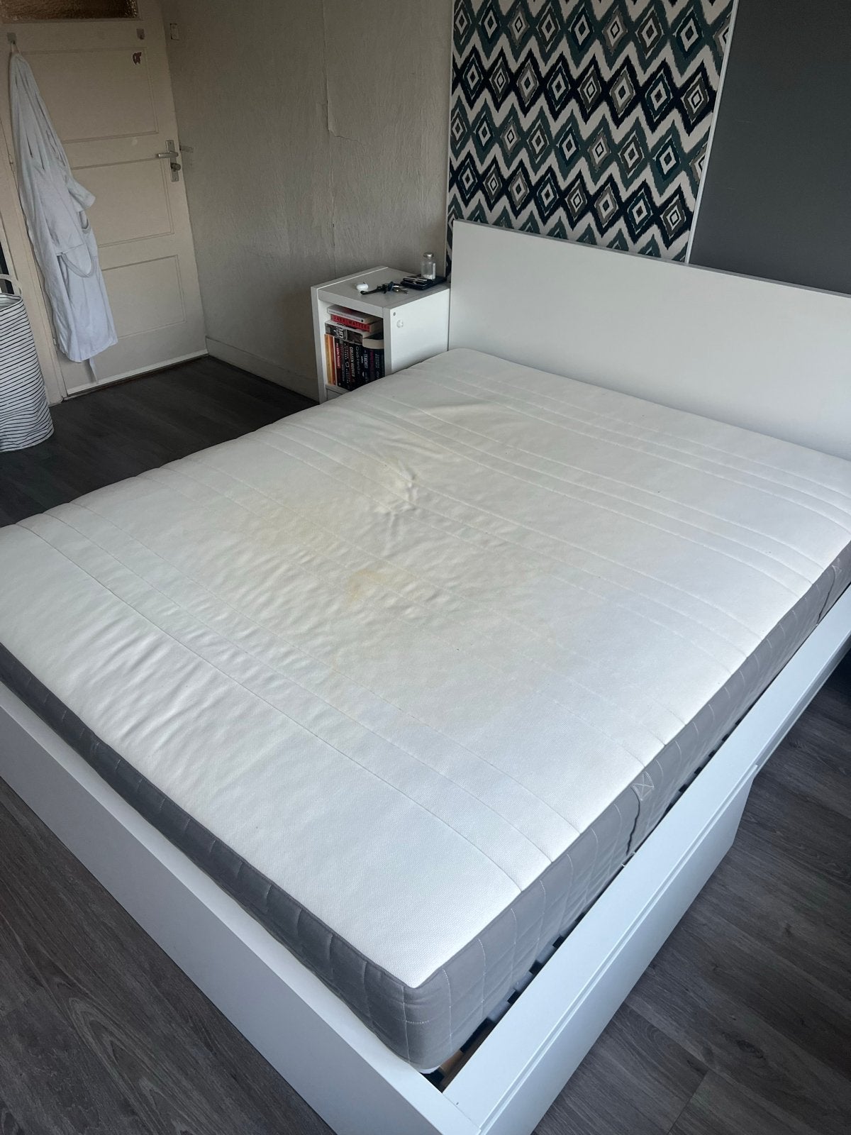 Gratis HOVAG matras 160x200, Gebruikt, Tweepersoons, Ophalen of Verzenden, Matras