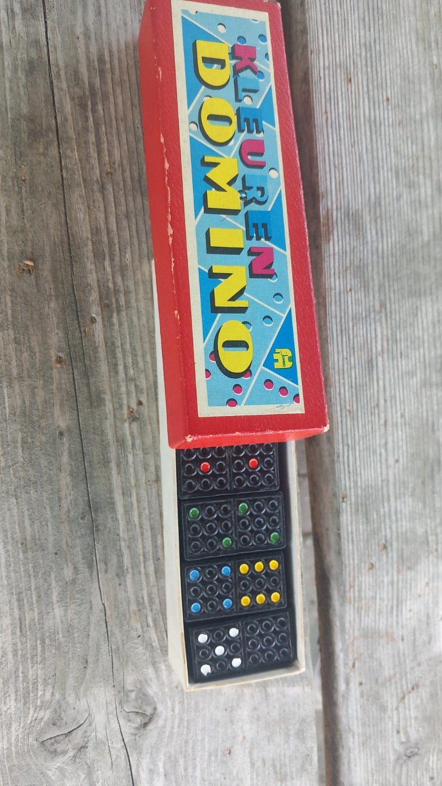 Compleet Kleuren Domino Spel - Jumbo, Een of twee spelers, Ophalen of Verzenden, Gebruikt, Jumbo