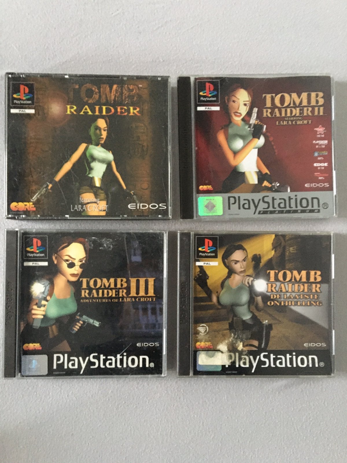 Playstation 1 - Tomb Raider games, Avontuur en Actie, Gebruikt, 1 speler, Ophalen of Verzenden