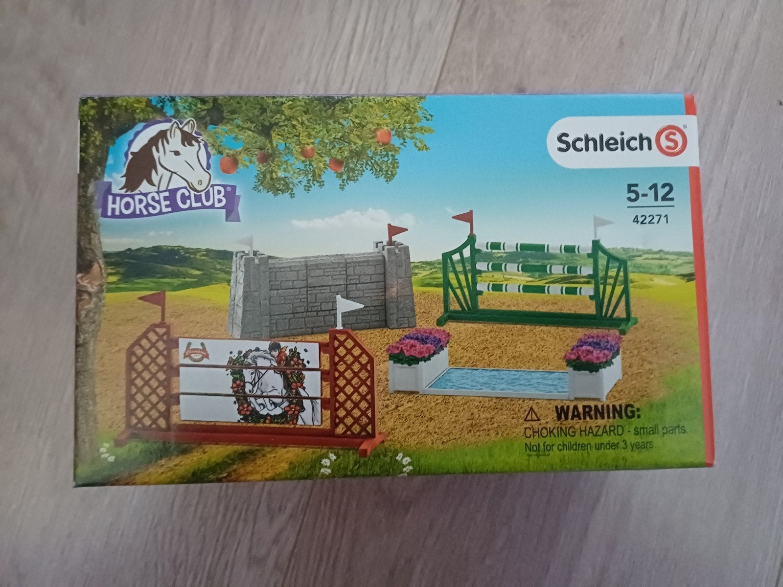 Schleich Horse Club - springparcours compleet, Verzamelen, Ophalen of Verzenden, Gebruikt
