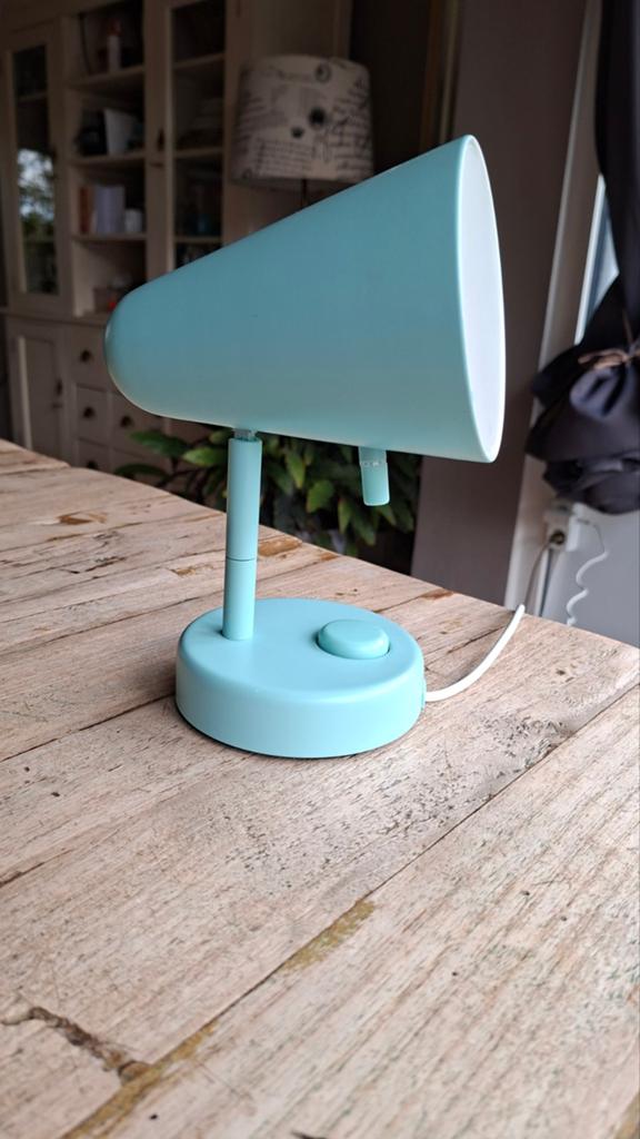 IKEA FUBBLA LED lamp - Turquoise (Uit assortiment), Ophalen of Verzenden, Zo goed als nieuw, Minder dan 50 cm